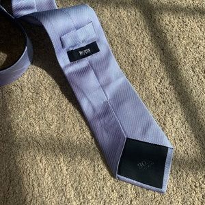 Hugo Boss Lavender Satin Tie